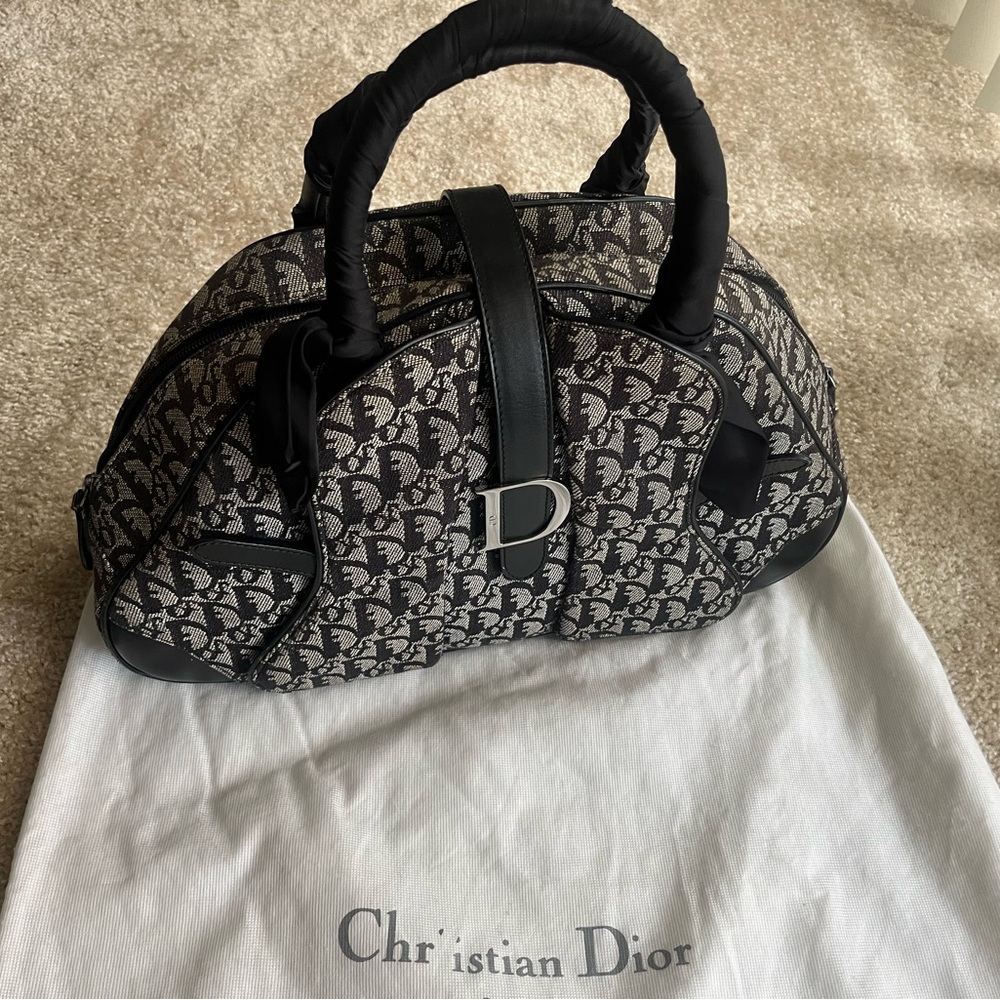 Dior Black and Gray Women's Bag